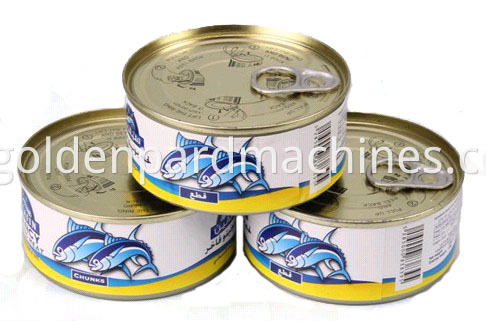 Pengalengan ikan otomatis lengkap garis tuna ikan kaleng dengan mesin pengemas tuna